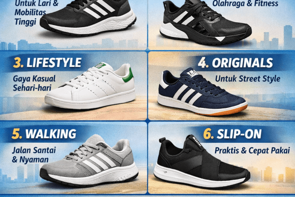 7 Jenis Sepatu Adidas dan Kegunaannya untuk Aktivitas Sehari-hari