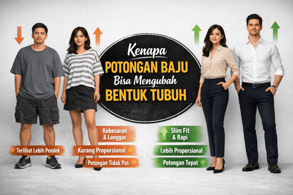 8 alasan Kenapa Potongan Baju Bisa Mengubah Bentuk Tubuh