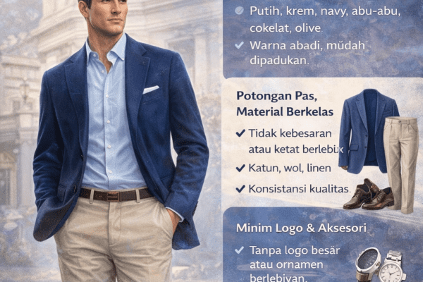 Gaya Old Money Pria yang Terlihat Sederhana tapi Berkelas