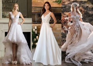 Gaun Pernikahan Klasik Elegan