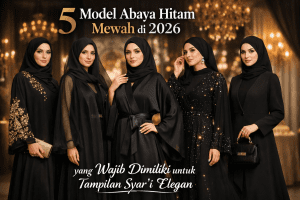 5 Model Abaya Hitam Mewah di 2026 yang Wajib Dimiliki untuk Tampilan Syar'i Elegan
