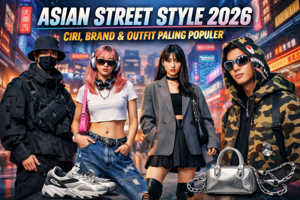 Asian Street Style 2026 Ciri, Brand & Outfit Paling Populer