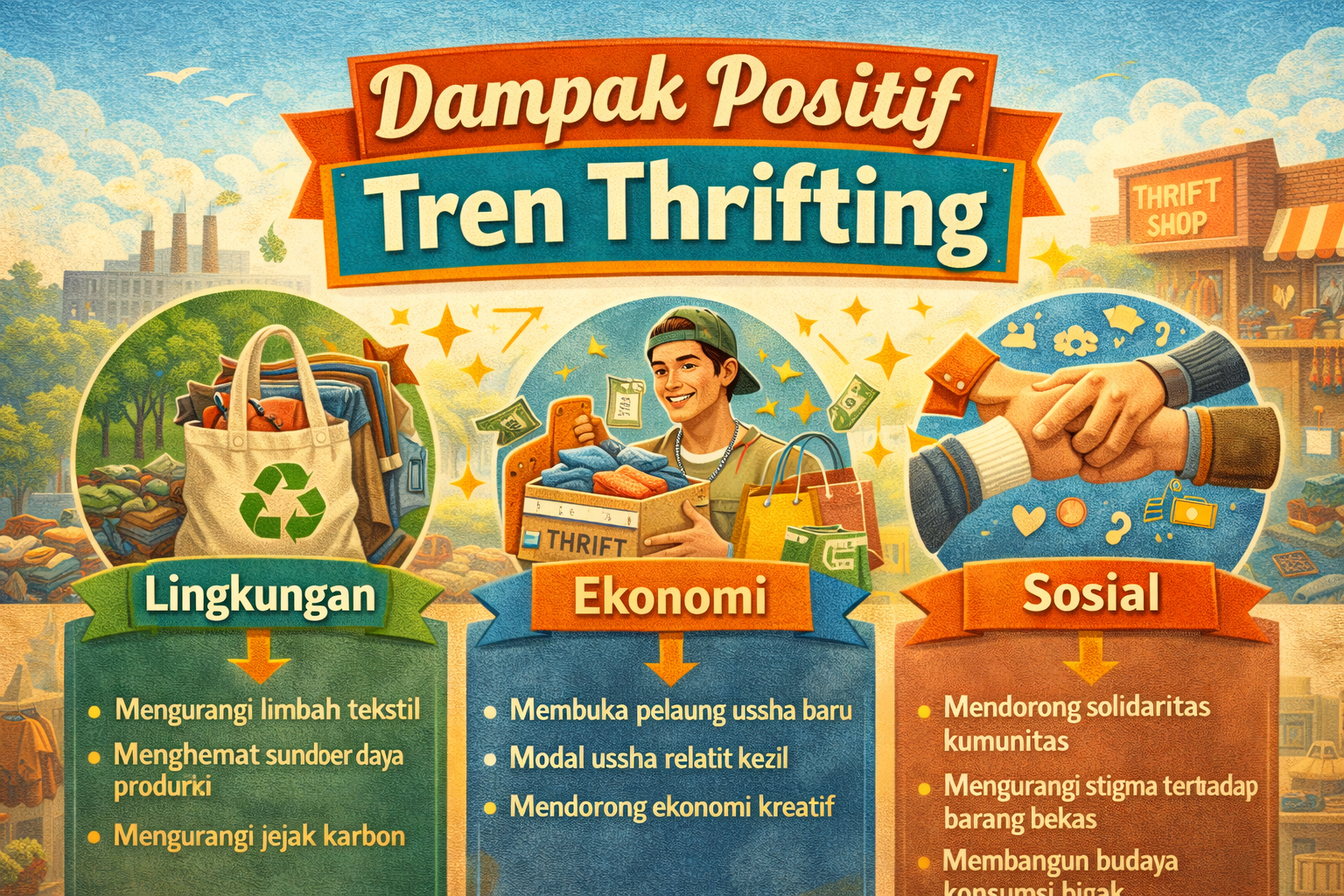 Dampak Positif Tren Thrifting