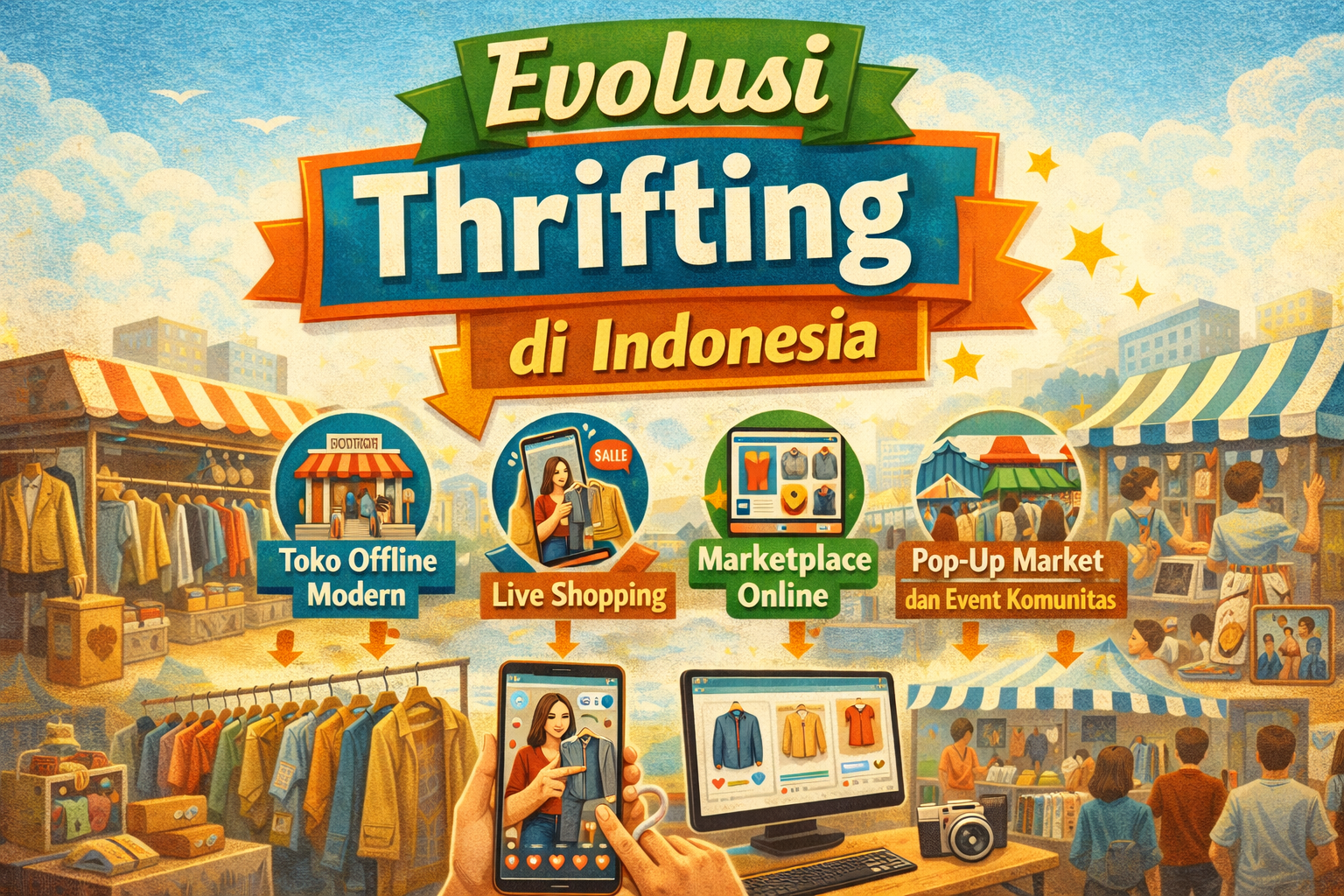 Evolusi Thrifting di Indonesia