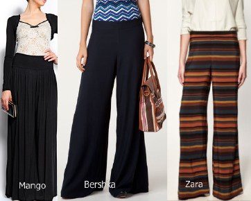 Floral Emboss Premium dengan Celana Palazzo Polos