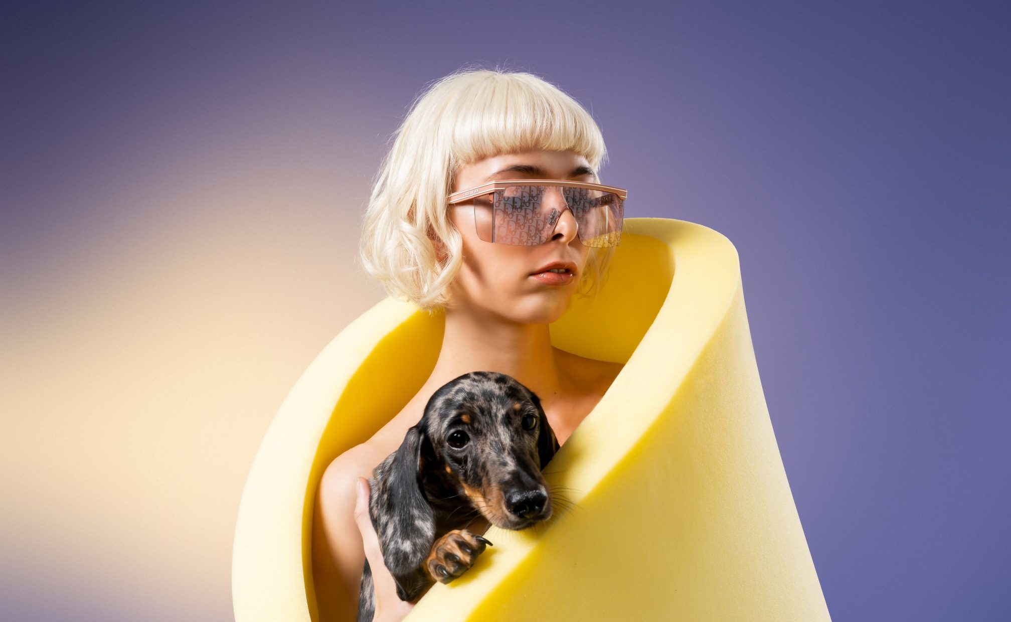 Kacamata Oversized Persegi