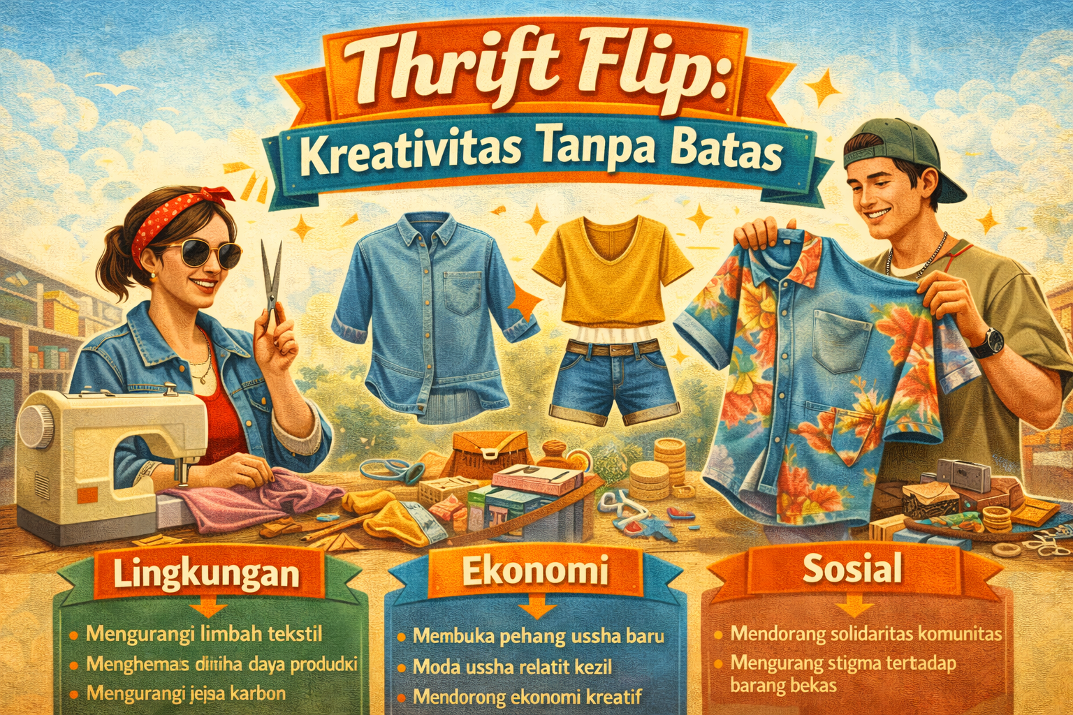 Thrift Flip Kreativitas Tanpa Batas
