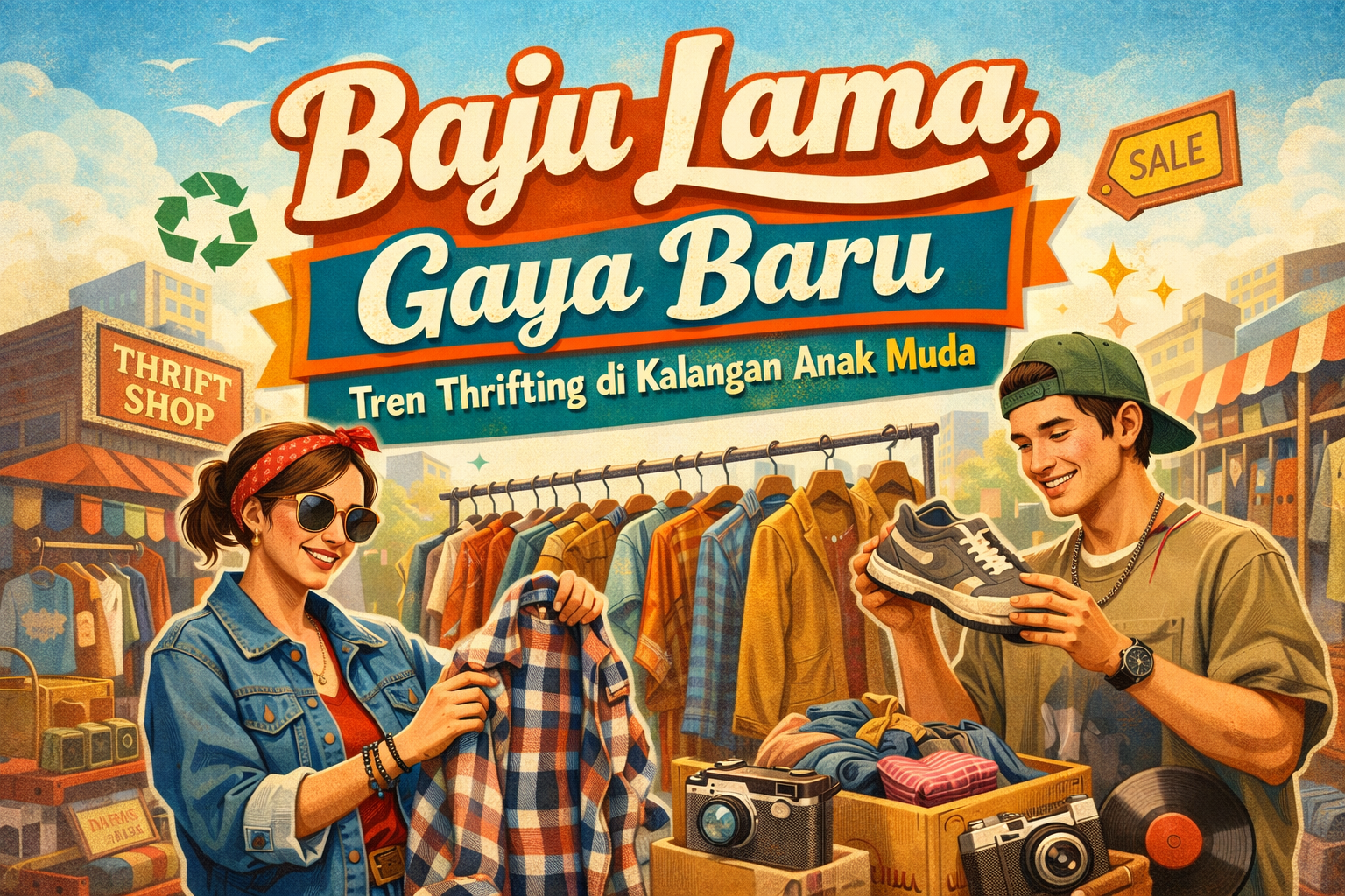 Tren Thrifting di Kalangan Anak Muda