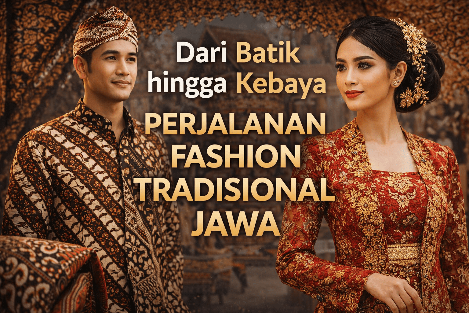 Dari Batik hingga Kebaya Perjalanan Fashion Tradisional Jawa