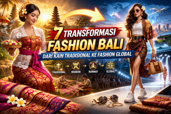 7 Transformasi Fashion Bali: Dari Kain Tradisional ke Fashion Global