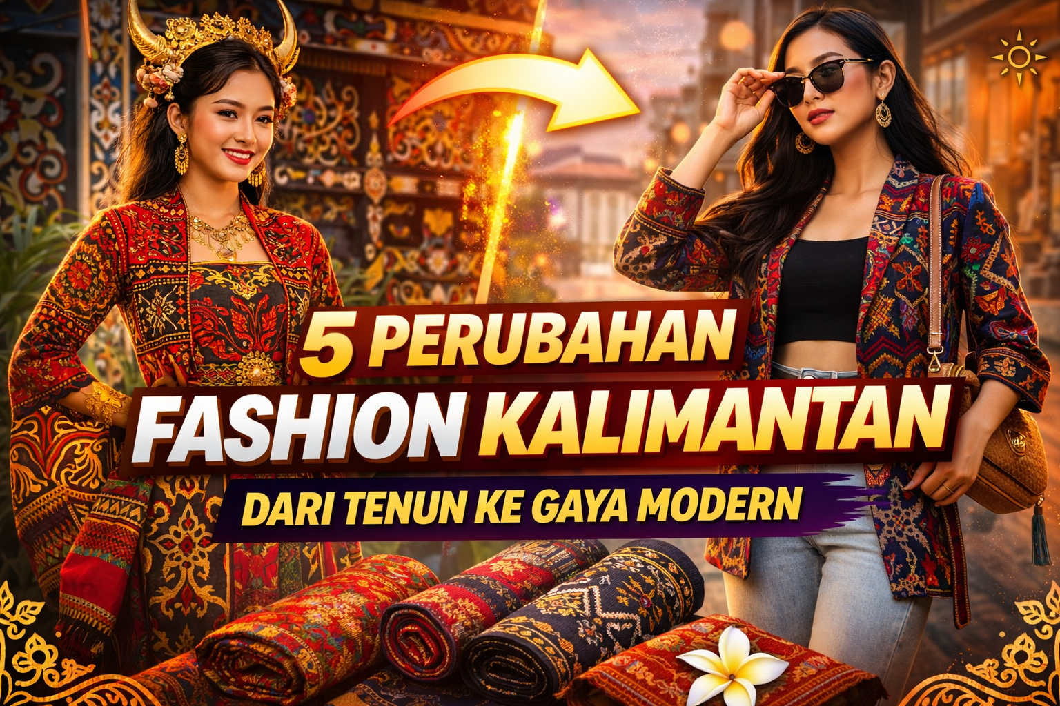 5 Perubahan Fashion Kalimantan: Dari Tenun ke Gaya Modern