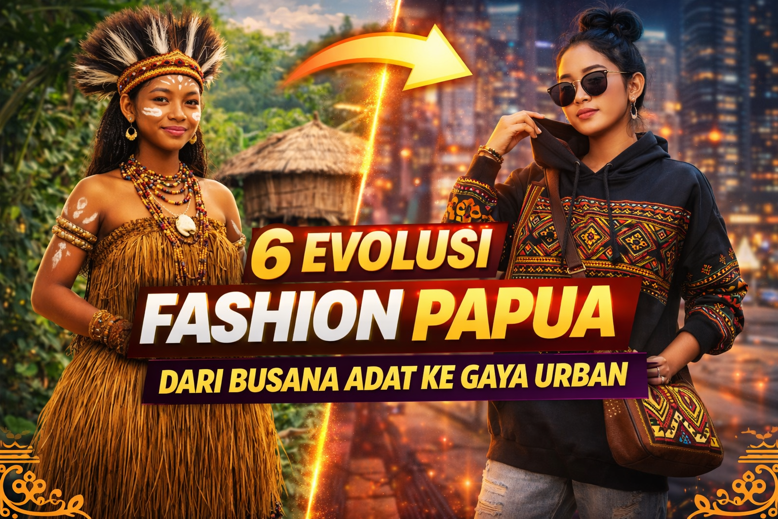 6 Evolusi Fashion Papua: Dari Busana Adat ke Gaya Urban
