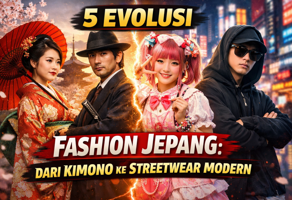 5 Evolusi Fashion Jepang: Dari Kimono ke Streetwear Modern