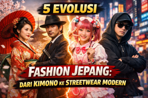 5 Evolusi Fashion Jepang: Dari Kimono ke Streetwear Modern