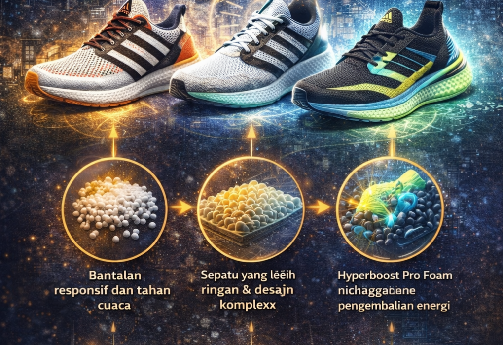 Evolusi Teknologi Sepatu Adidas dari Boost hingga Hyperboost