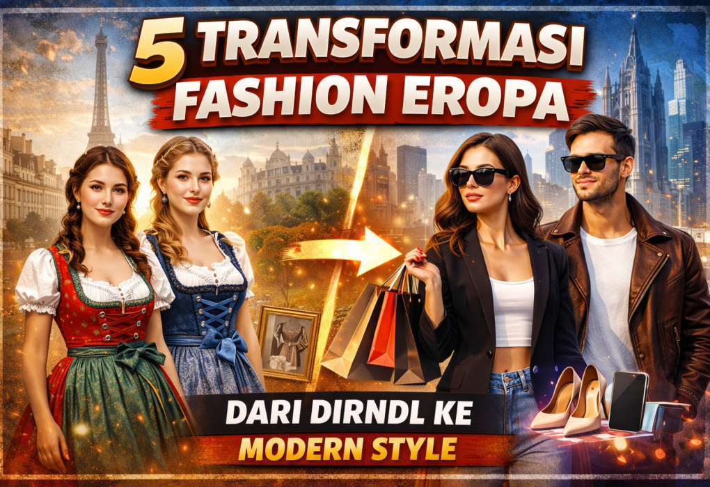 5 Transformasi Fashion Eropa: Dari Dirndl ke Modern Style