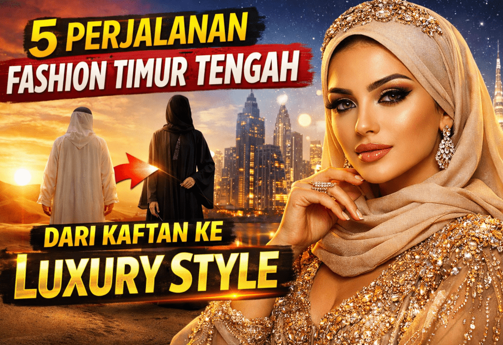 5 Perjalanan Fashion Timur Tengah: Dari Kaftan ke Luxury Style