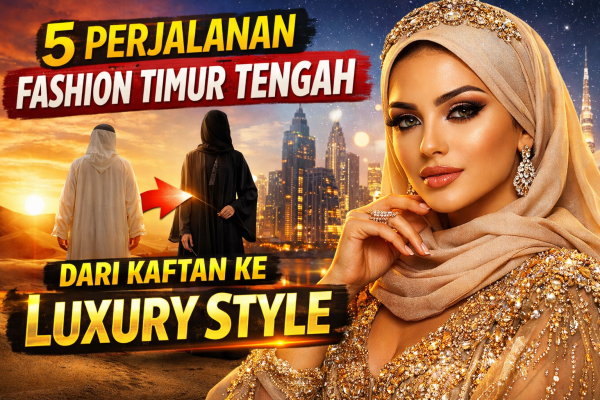 5 Perjalanan Fashion Timur Tengah: Dari Kaftan ke Luxury Style