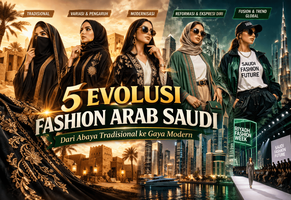 5 Evolusi Fashion Arab Saudi: Dari Abaya Tradisional ke Gaya Modern