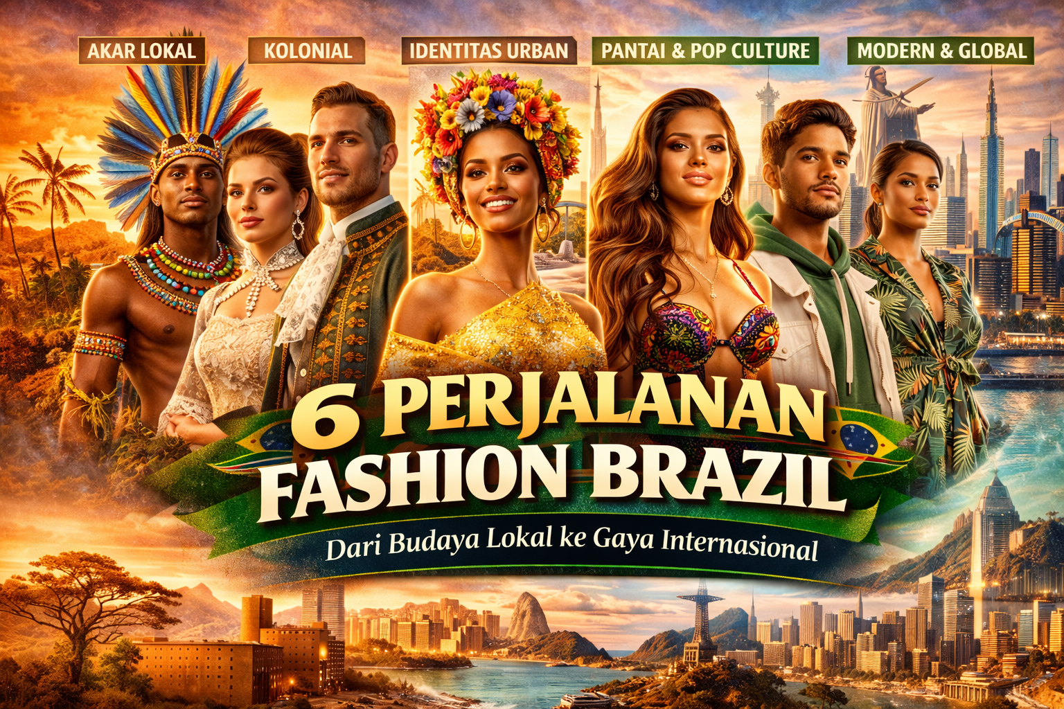 6 Perjalanan Fashion Brazil: Dari Budaya Lokal ke Gaya Internasional
